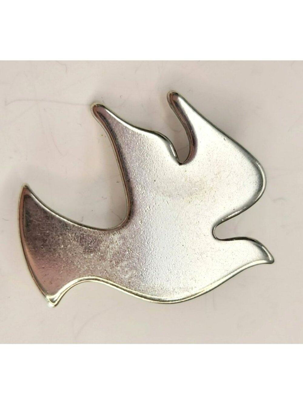 Sarafina Silver Dove Pin Sterling? Christian Bird Lapel Hat Brooch Ct562